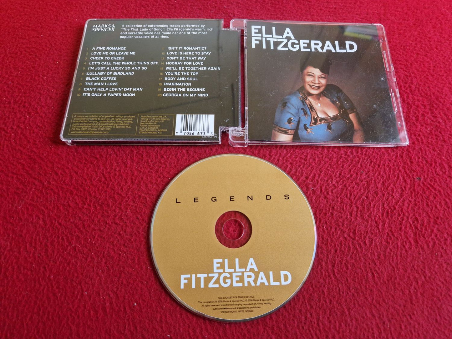 ELLA FITZGERALD LEGENDS CD