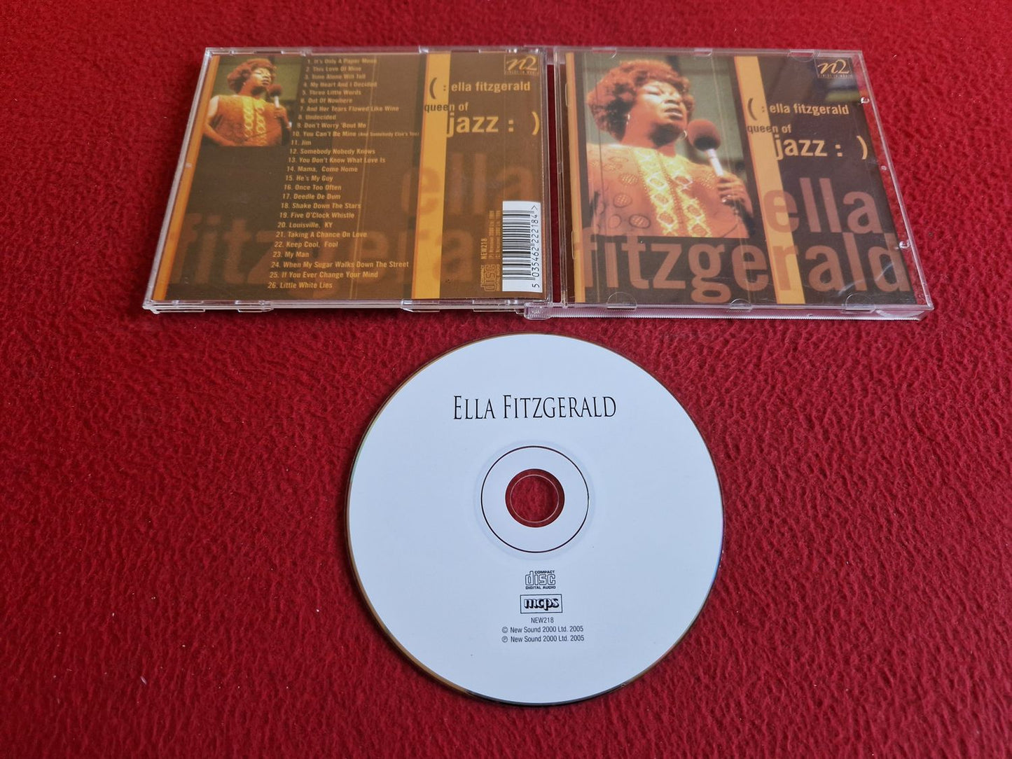 ELLA FITZGERALD QUEEN OF JAZZ CD