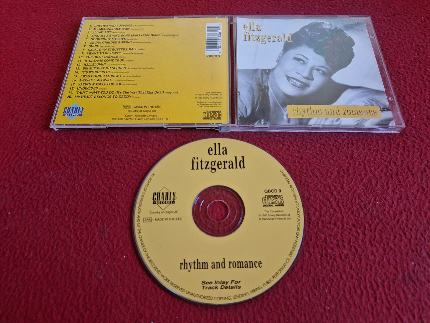 ELLA FITZGERALD RHYTHM AND ROMANCE CD
