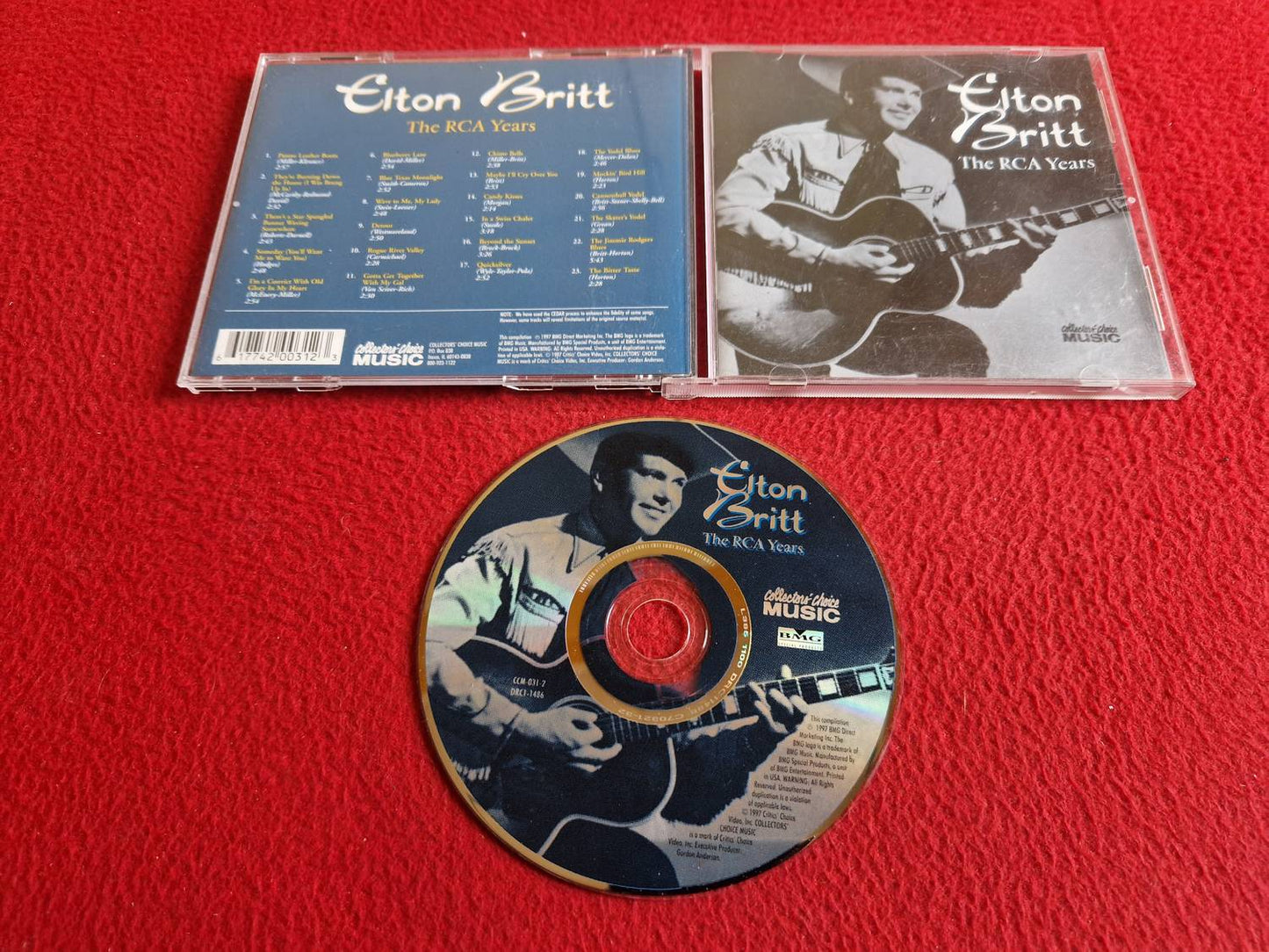 ELTON BRITT THE RCA YEARS CD