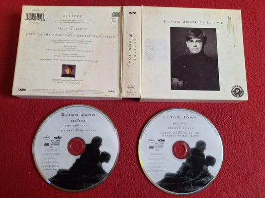 ELTON JOHN BELIEVE CD BOX