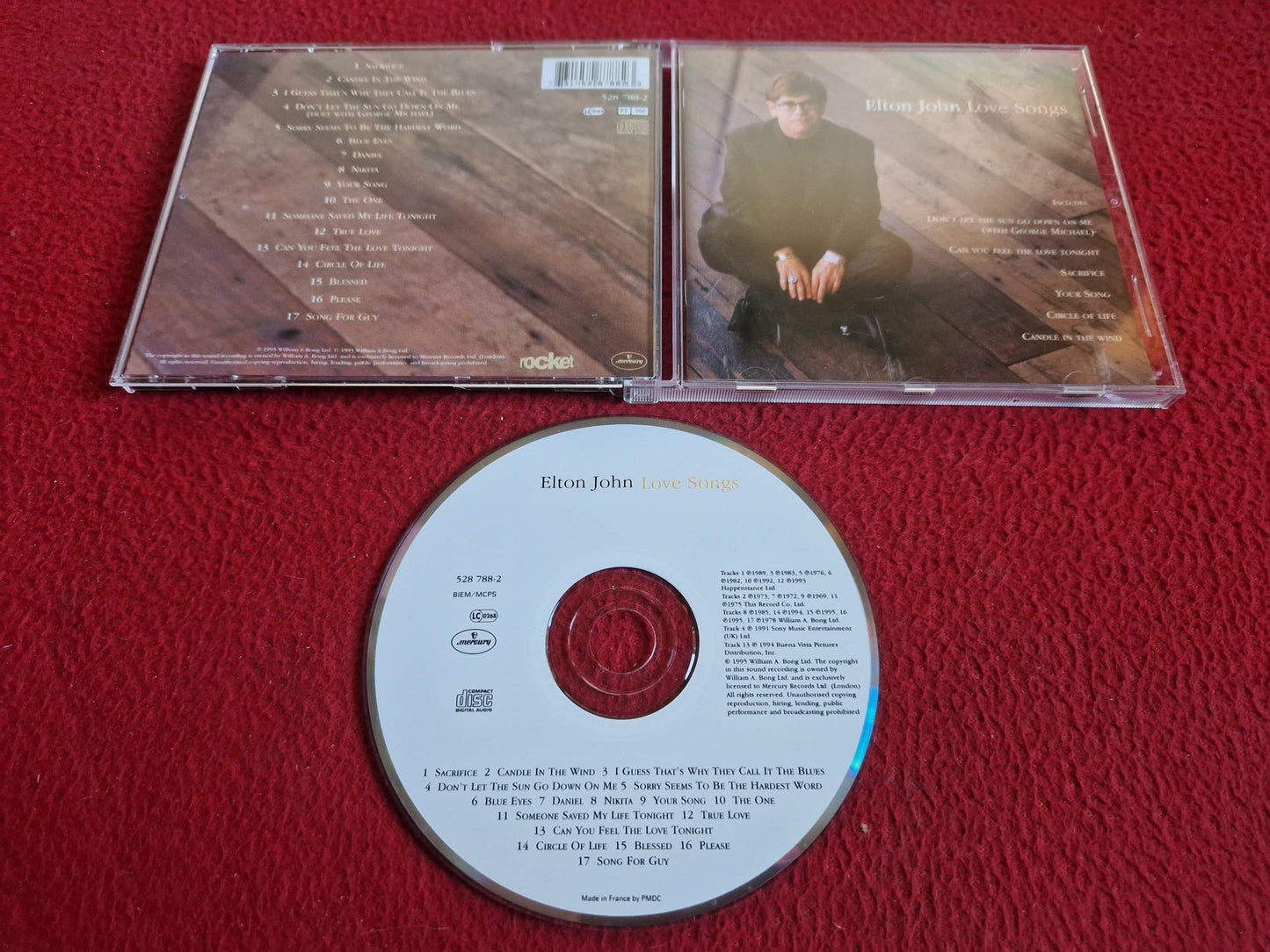 ELTON JOHN LOVE SONGS CD