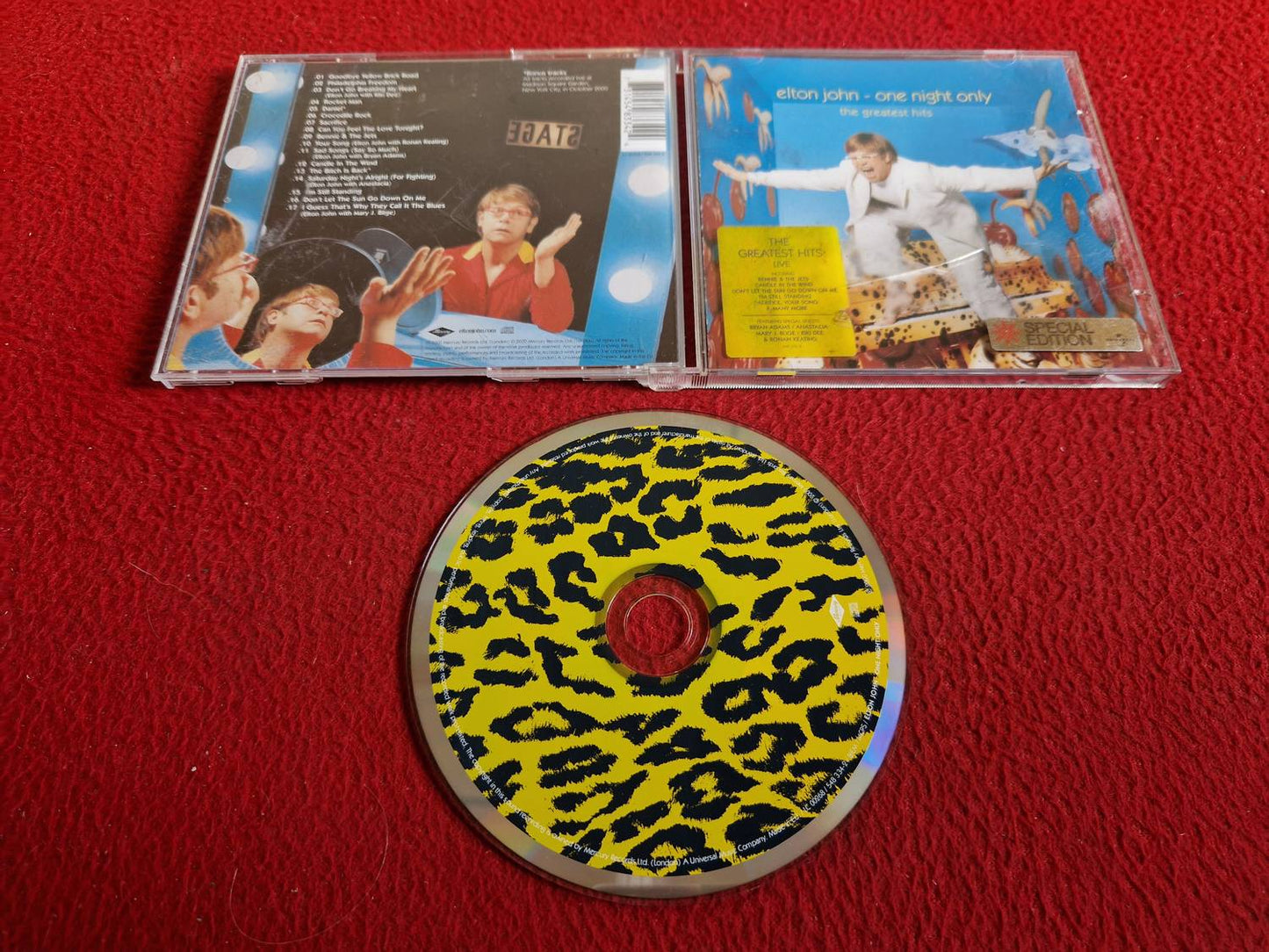 ELTON JOHN ONE NIGHT ONLY THE GREATEST HITS CD