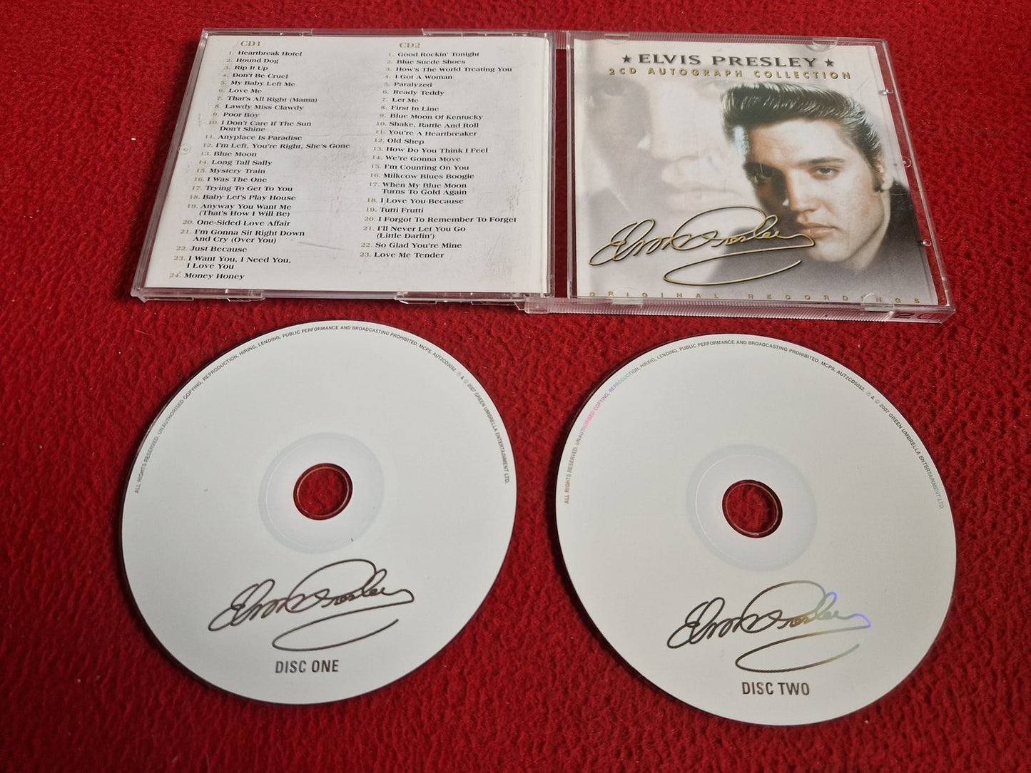 ELVIS PRESLEY 2 CD AUTOGRAPH COLLECTION