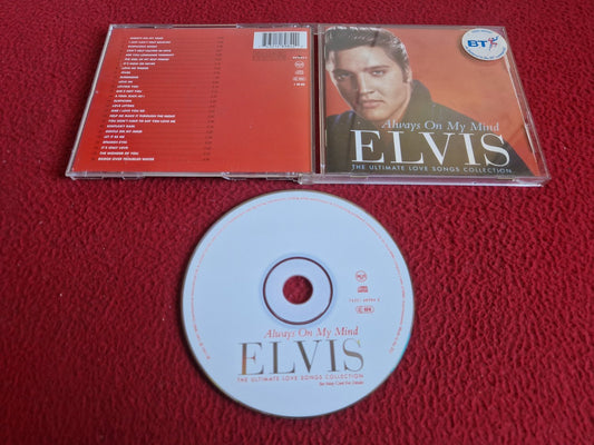 ELVIS PRESLEY ALWAYS ON MY MIND ULTIMATE LOVE SONGS COLLECTION CD