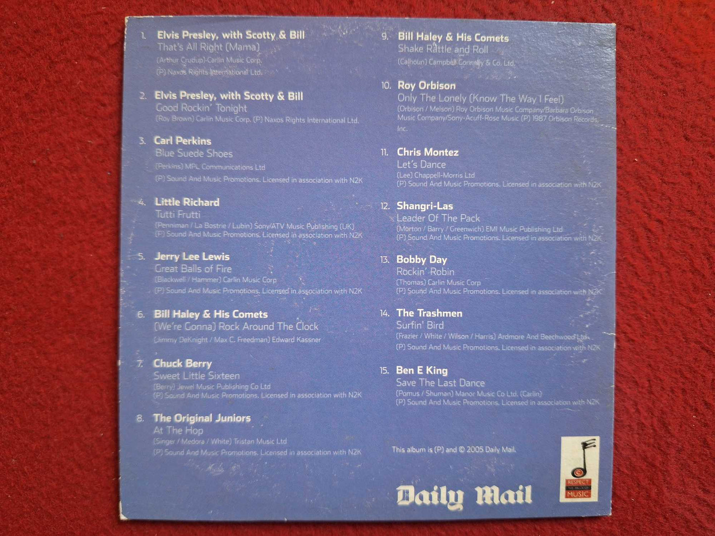 ELVIS PRESLEY AND FRIENDS [ DAILY MAIL ] CD