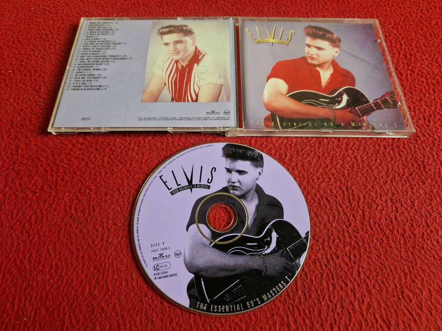 ELVIS PRESLEY FROM NASHVILLE TO MEMPHIS CD