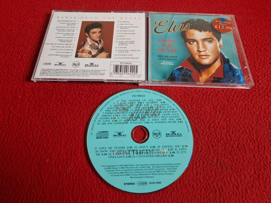 ELVIS PRESLEY FROM THE HEART HIS GREATEST LOVE SONGS CD