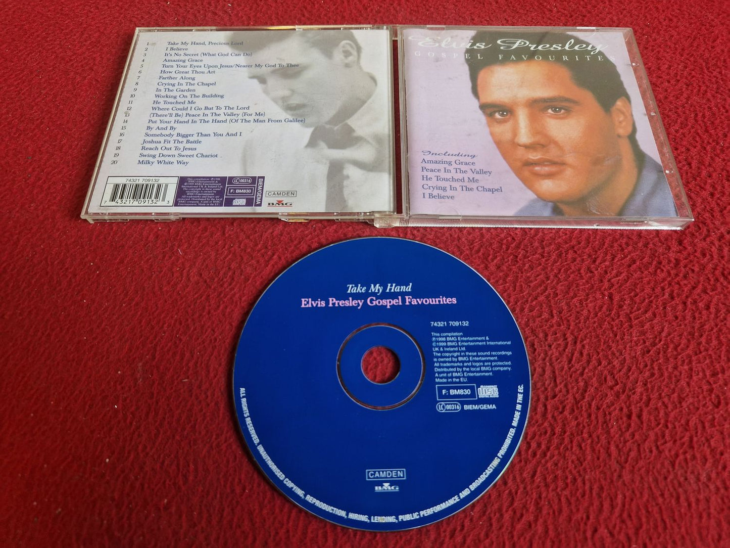 ELVIS PRESLEY GOSPEL FAVOURITES TAKE MY HAND CD