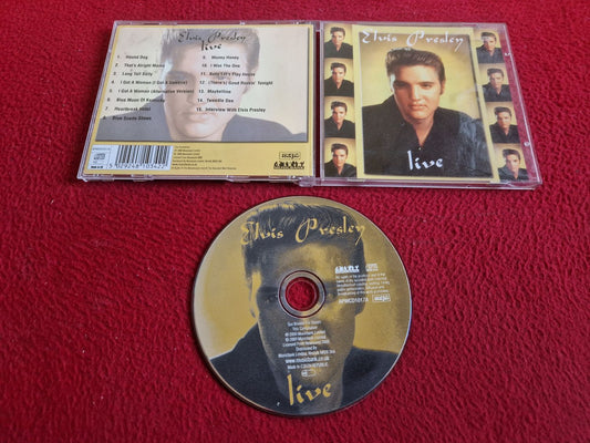 ELVIS PRESLEY LIVE CD