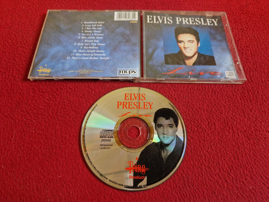 ELVIS PRESLEY LIVE CD