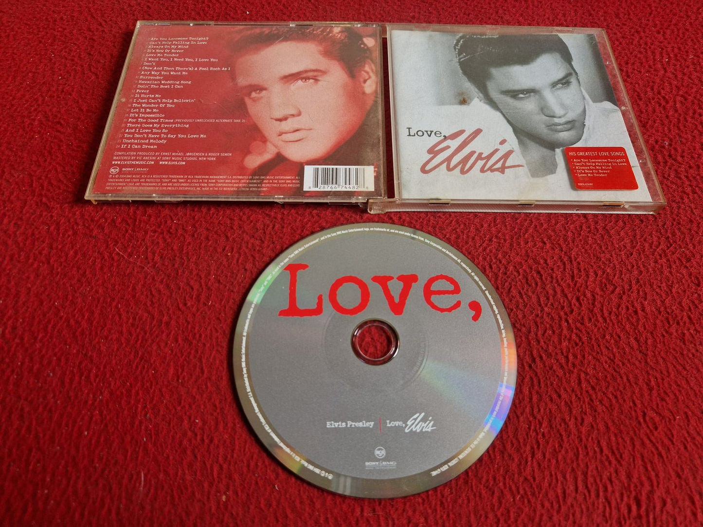 ELVIS PRESLEY LOVE, ELVIS CD