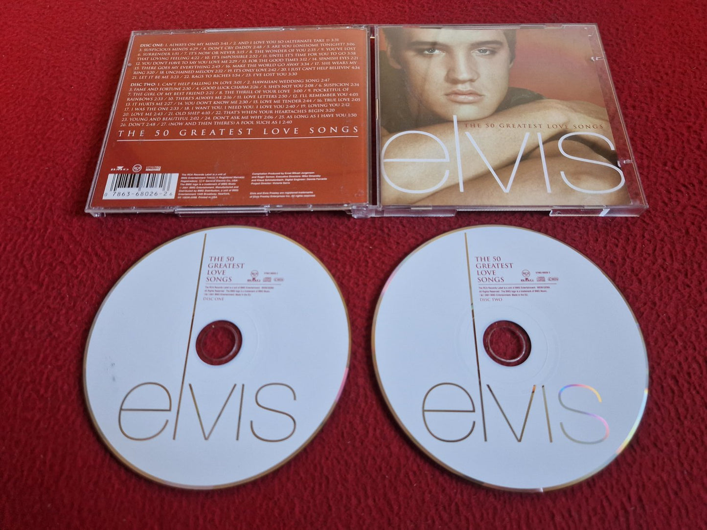 ELVIS PRESLEY THE 50 GREATEST LOVE SONGS CD