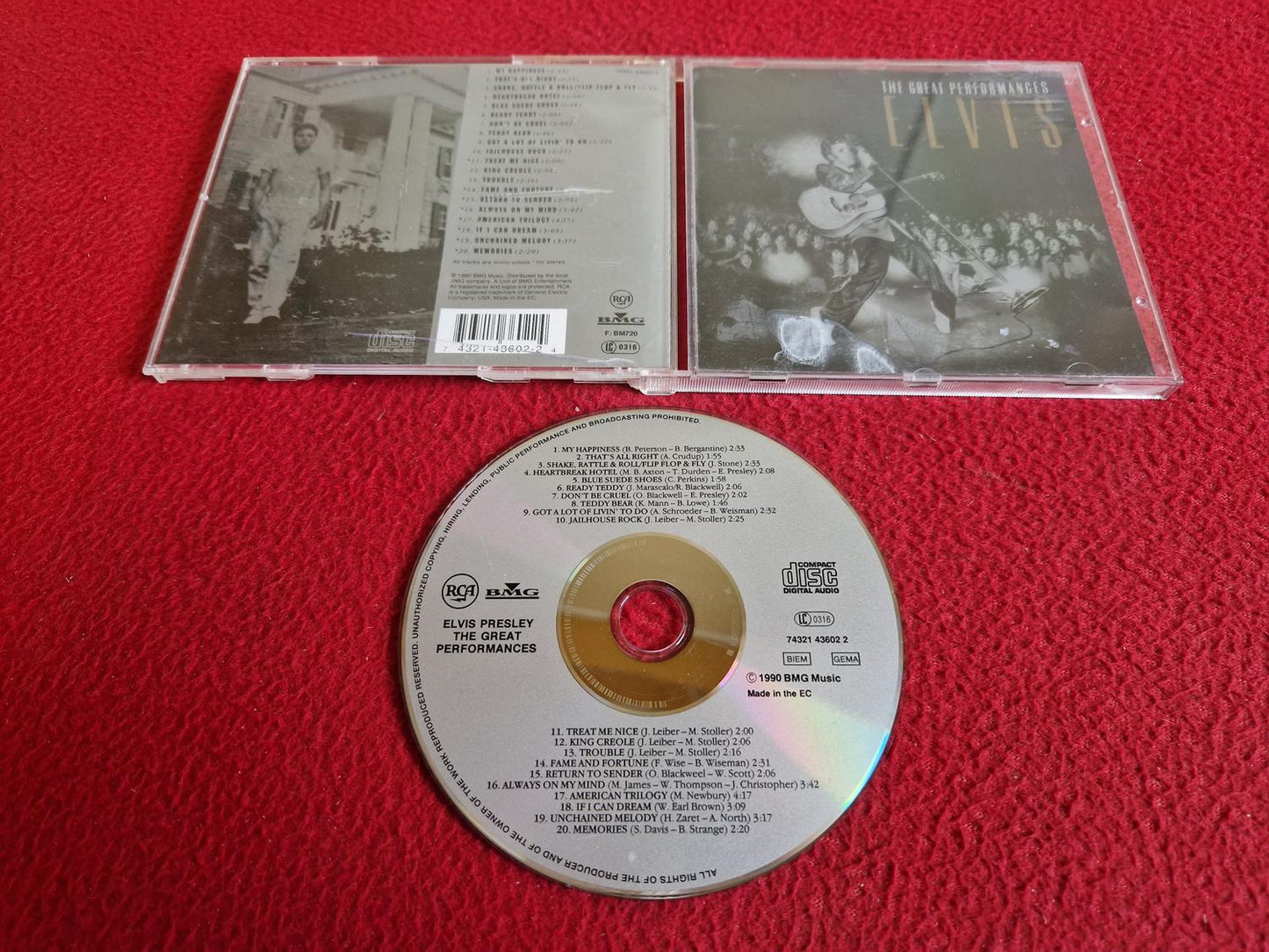 ELVIS PRESLEY THE GREAT PERFORMANCES CD