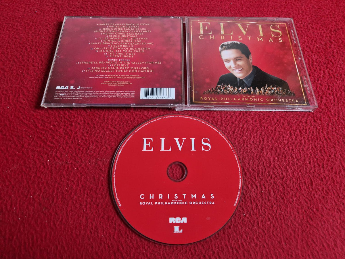 ELVIS PRESLEY WITH THE ROYAL PHILHARMONIC ORCHESTRA ELVIS CHRISTMAS CD