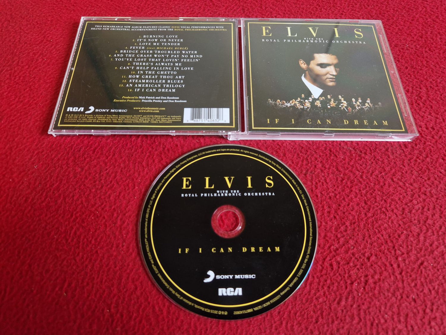 ELVIS PRESLEY WITH THE ROYAL PHILHARMONIC ORCHESTRA IF I CAN DREAM CD