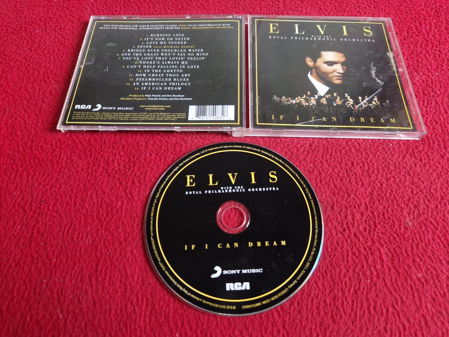 ELVIS PRESLEY WITH THE ROYAL PHILHARMONIC ORCHESTRA IF I CAN DREAM CD