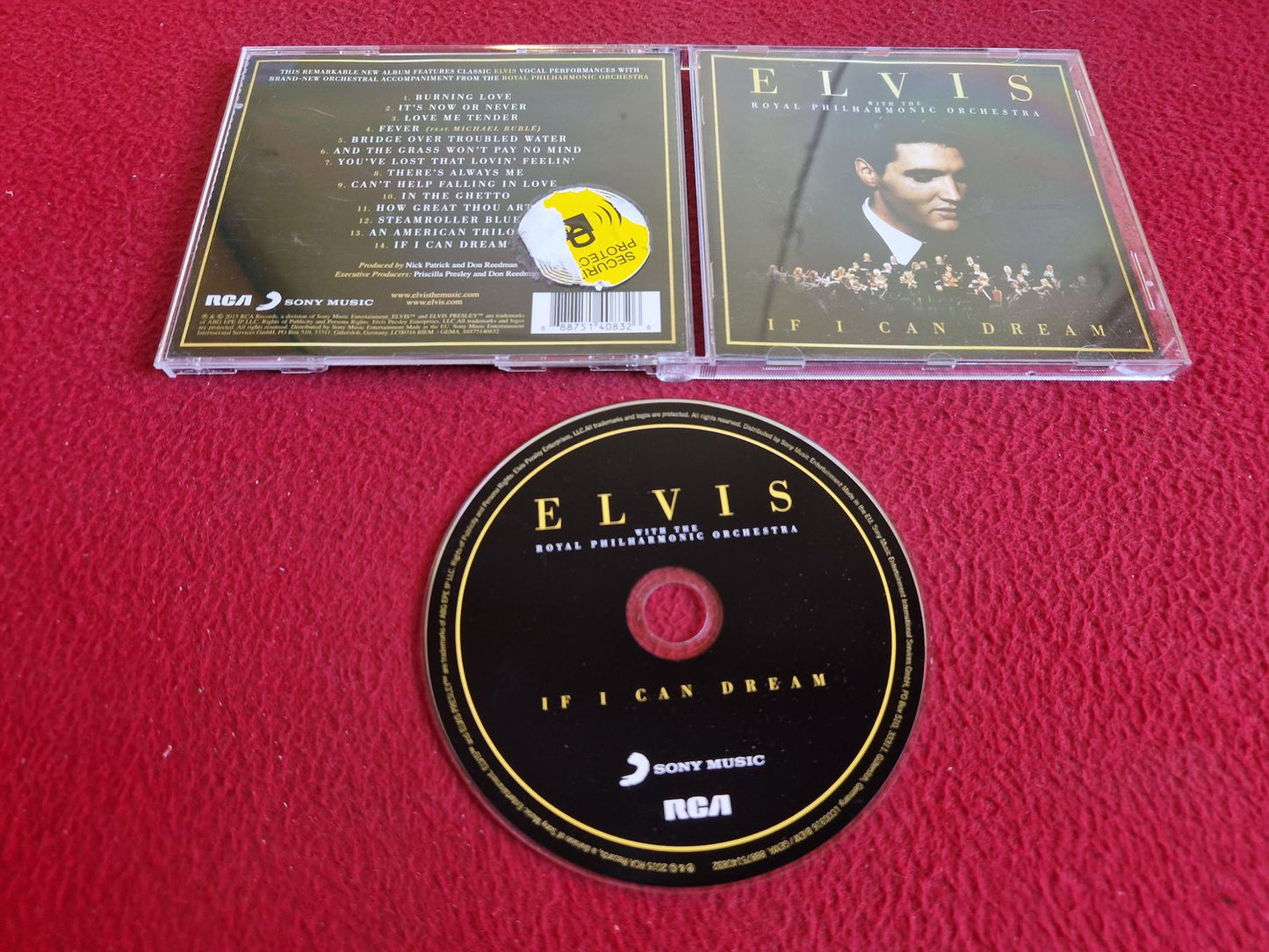 ELVIS PRESLEY WITH THE ROYAL PHILHARMONIC ORCHESTRA IF I CAN DREAM CD