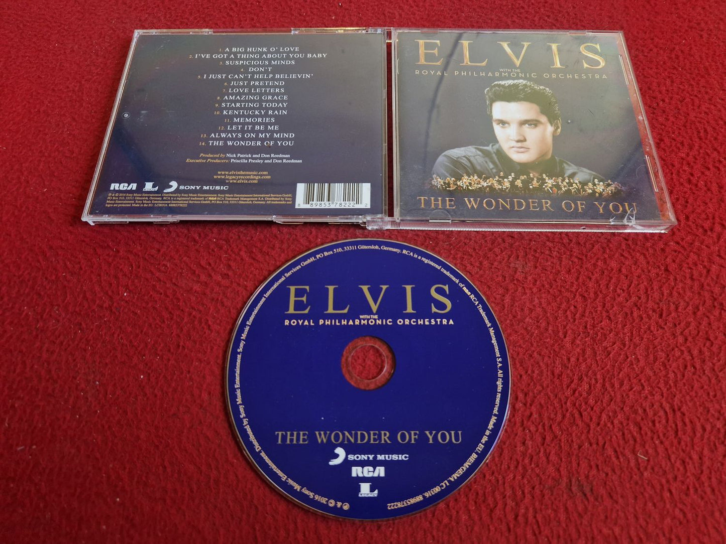 ELVIS PRESLEY WITH THE ROYAL PHILHARMONIC ORCHESTRA THE WONDER OF YOU CD