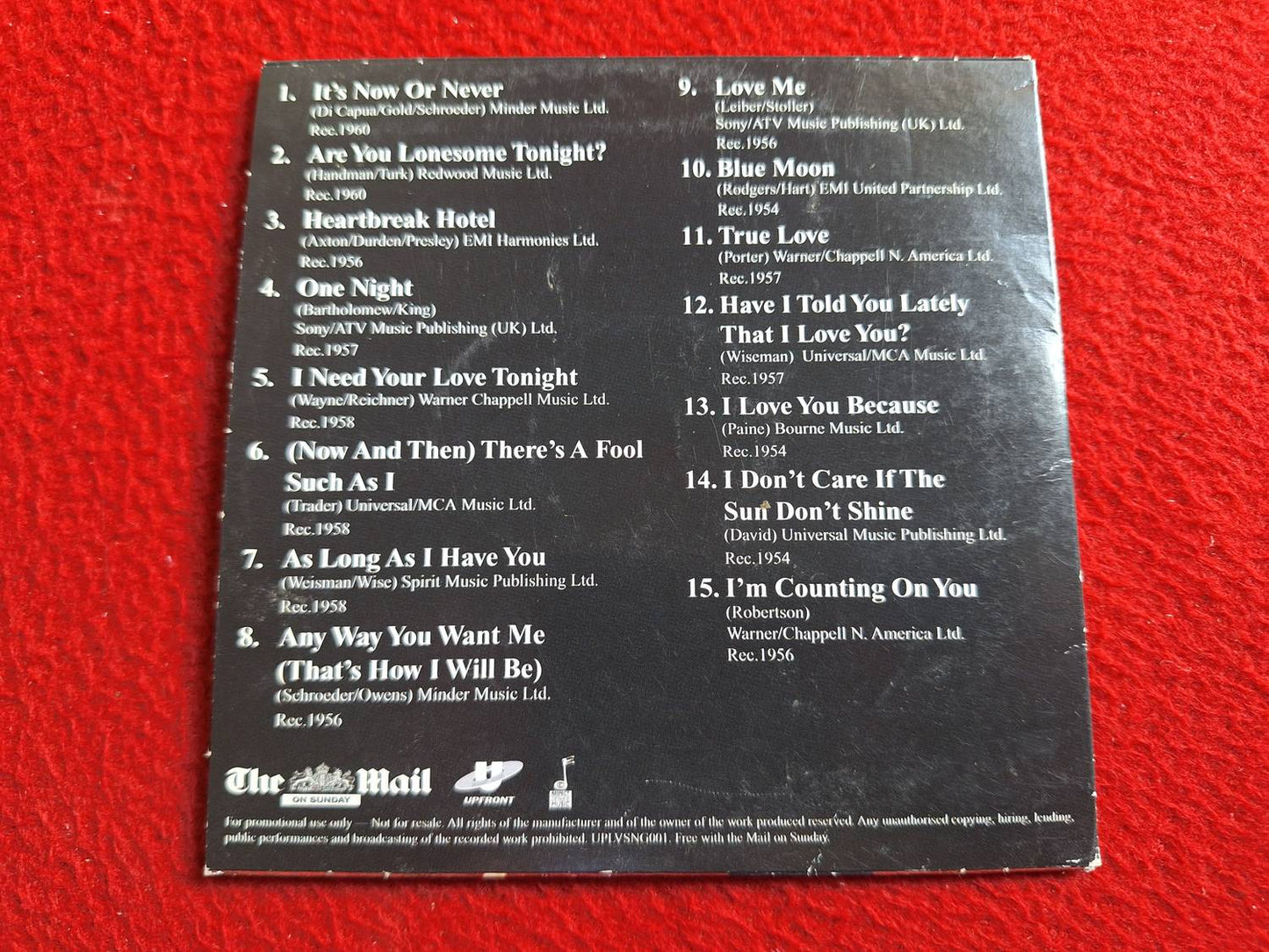 ELVIS THE LOVE SONGS [ THE MAIL ] CD
