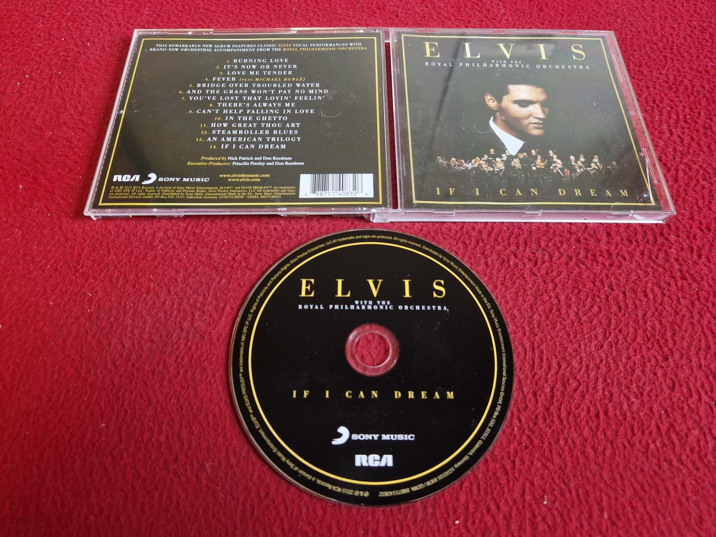 ELVIS WITH THE ROYAL PHILHARMONIC ORCHESTRA IF I CAN DREAM CD