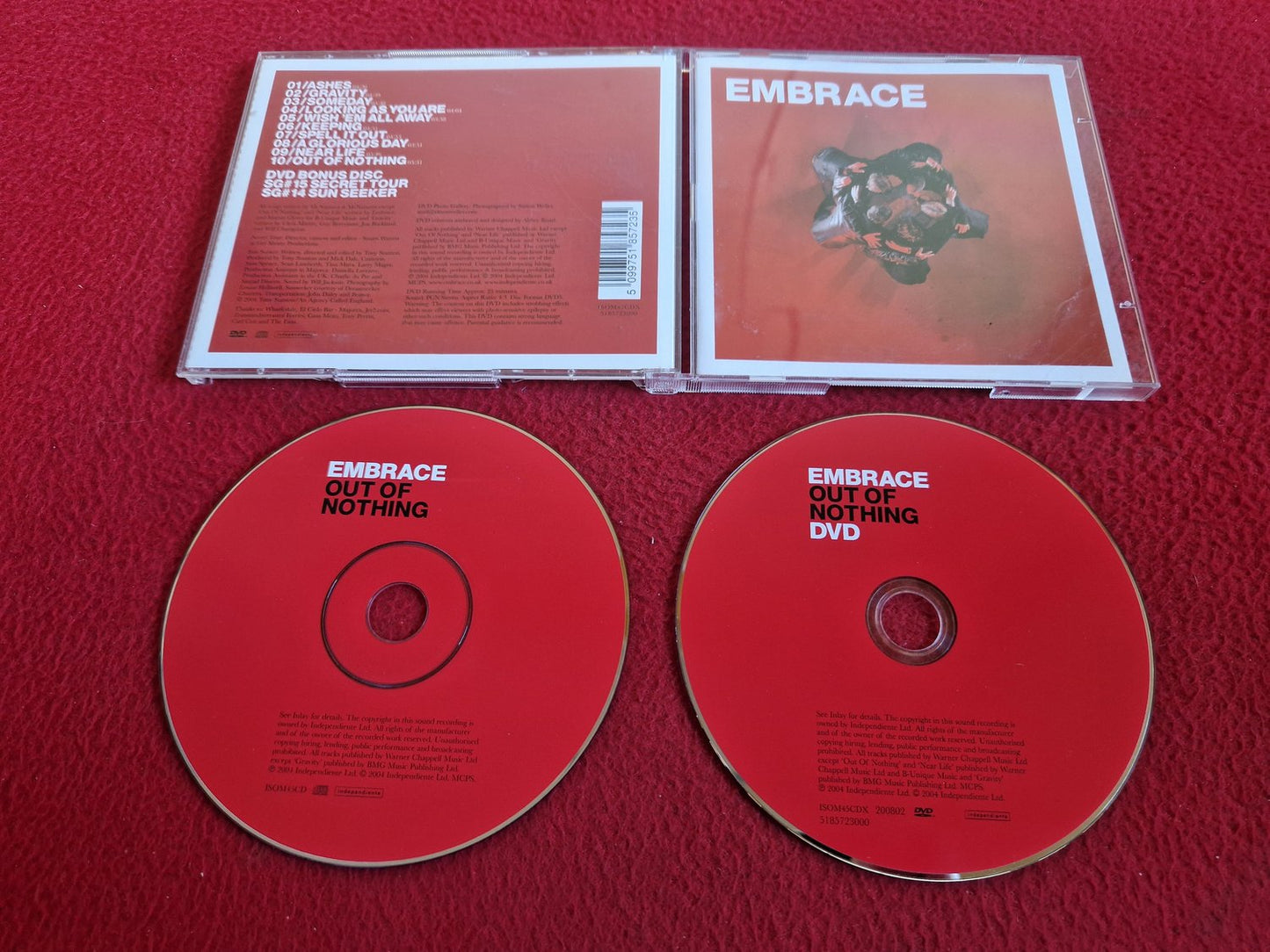 EMBRACE OUT OF NOTHING CD / DVD