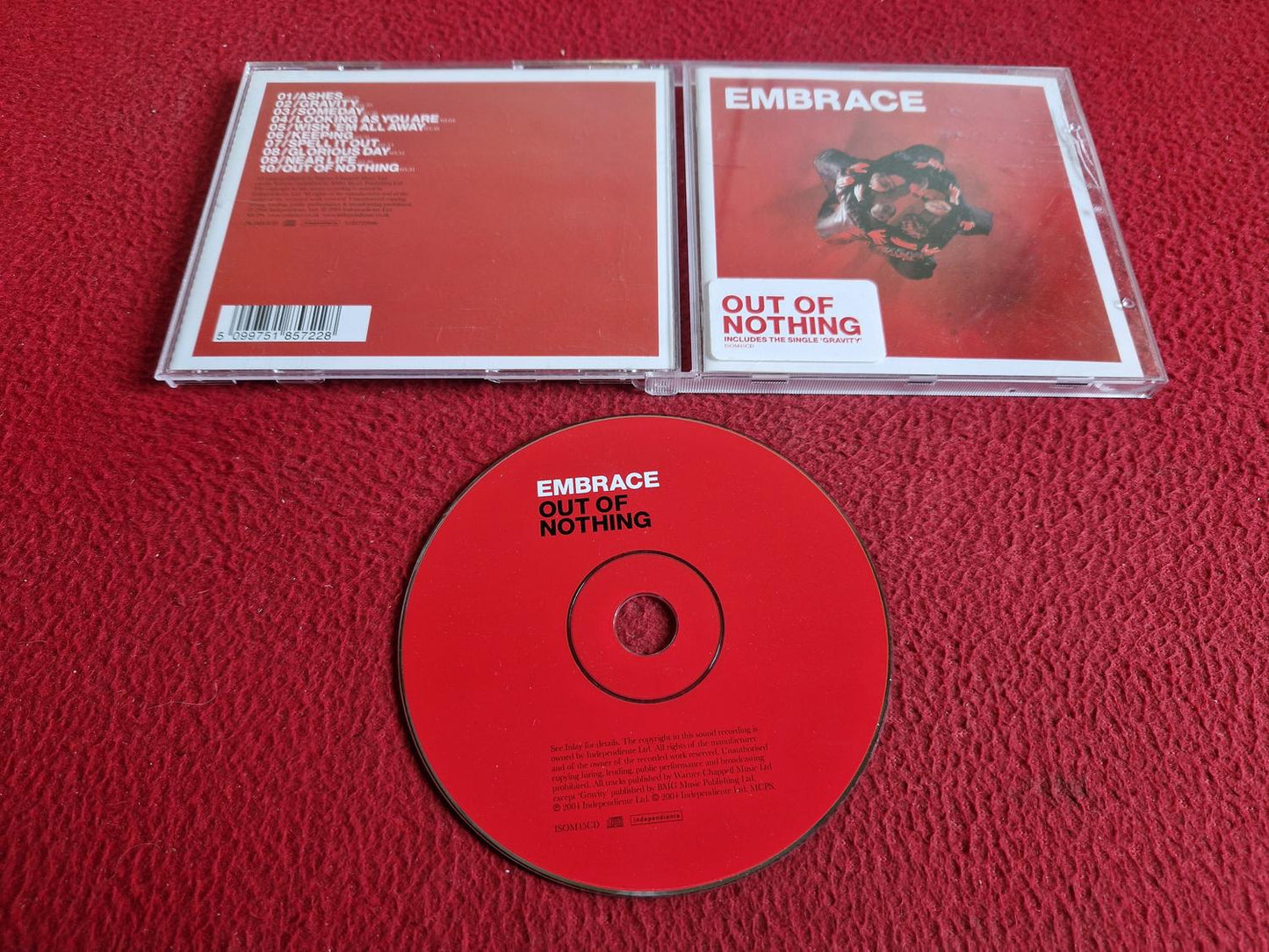EMBRACE OUT OF NOTHING CD