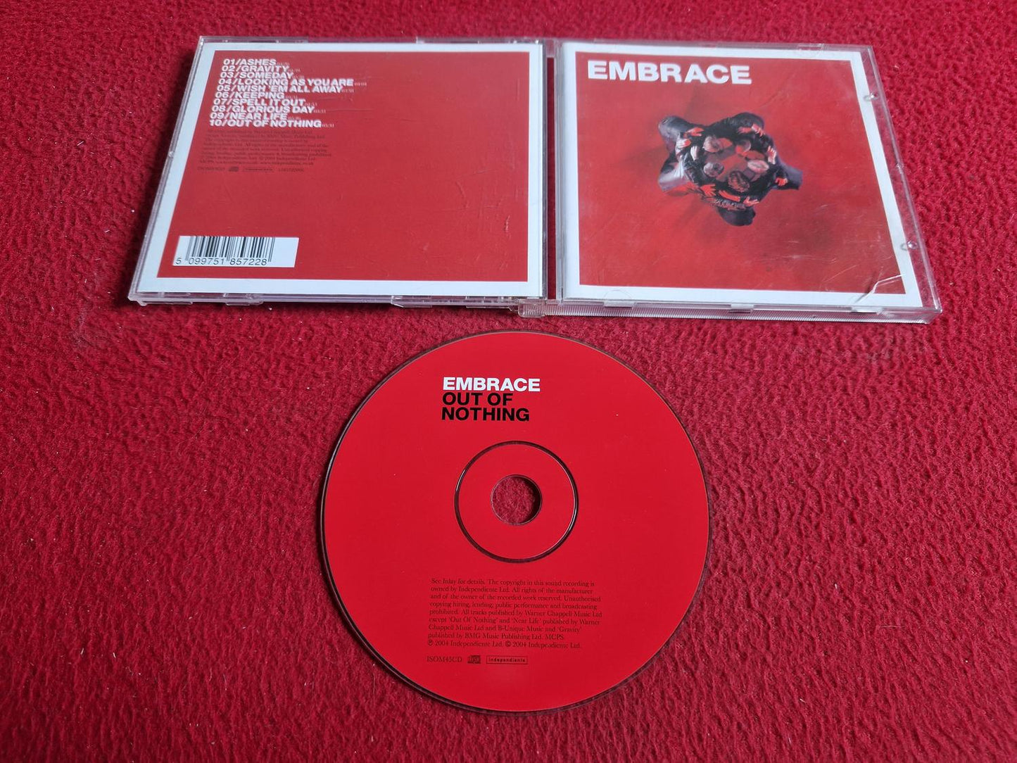 EMBRACE OUT OF NOTHING CD