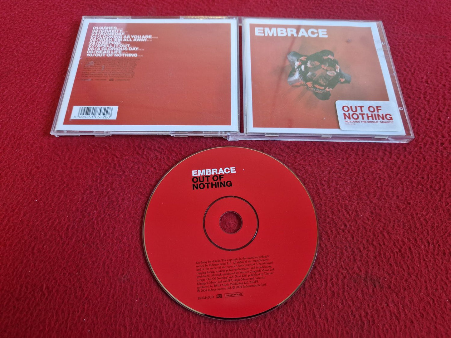 EMBRACE OUT OF NOTHING CD