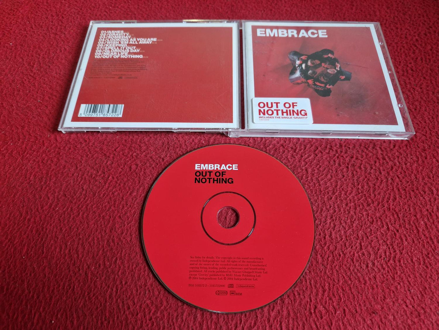 EMBRACE OUT OF NOTHING CD