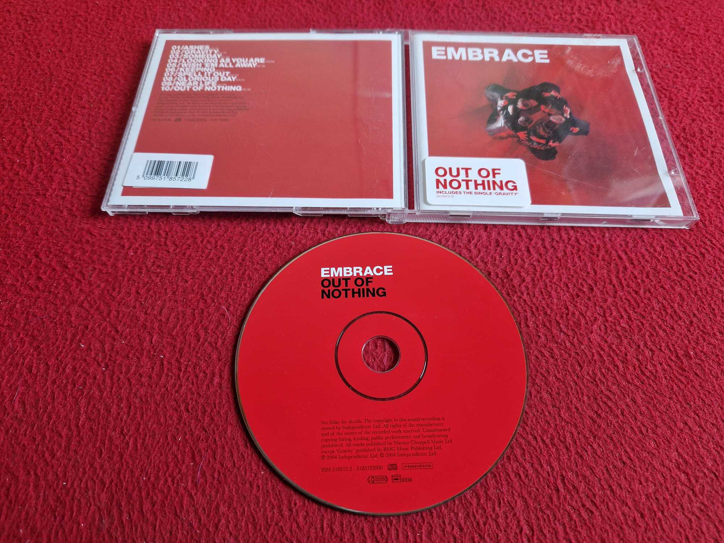 EMBRACE OUT OF NOTHING CD