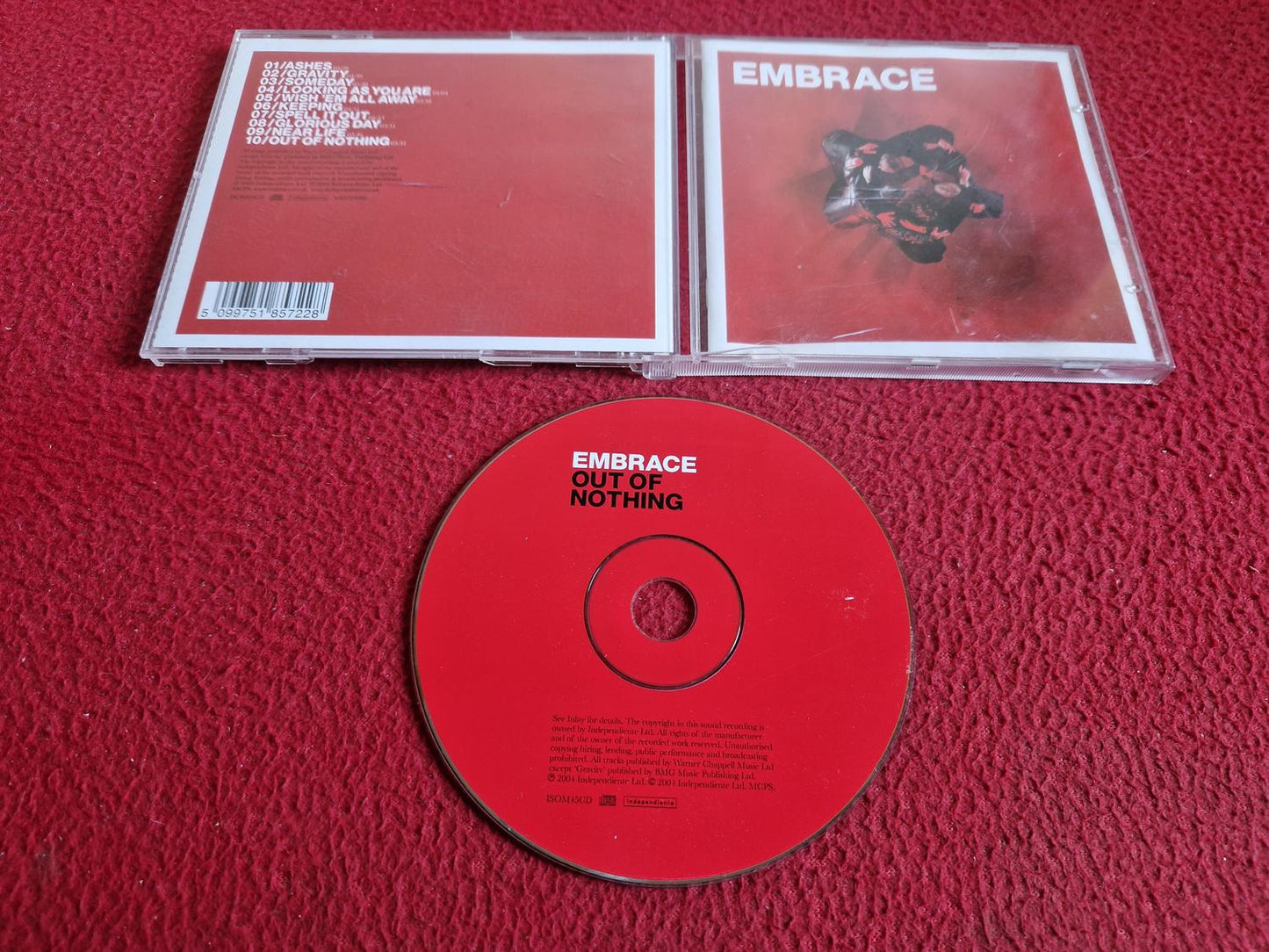EMBRACE OUT OF NOTHING CD