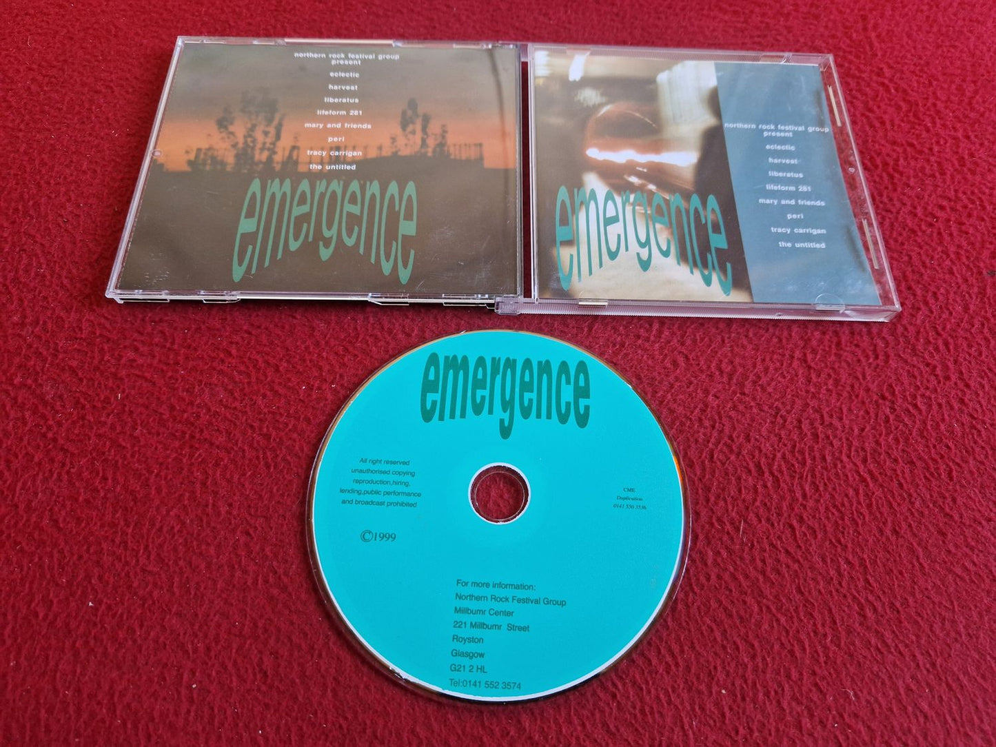 EMERGENCE - EMERGENCE CD