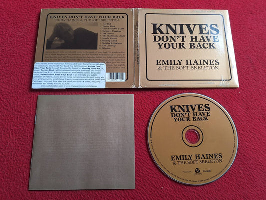 EMILY HAINES & THE SOFT SKELETON KNIVES DON'T HAVE YOUR BACK CD