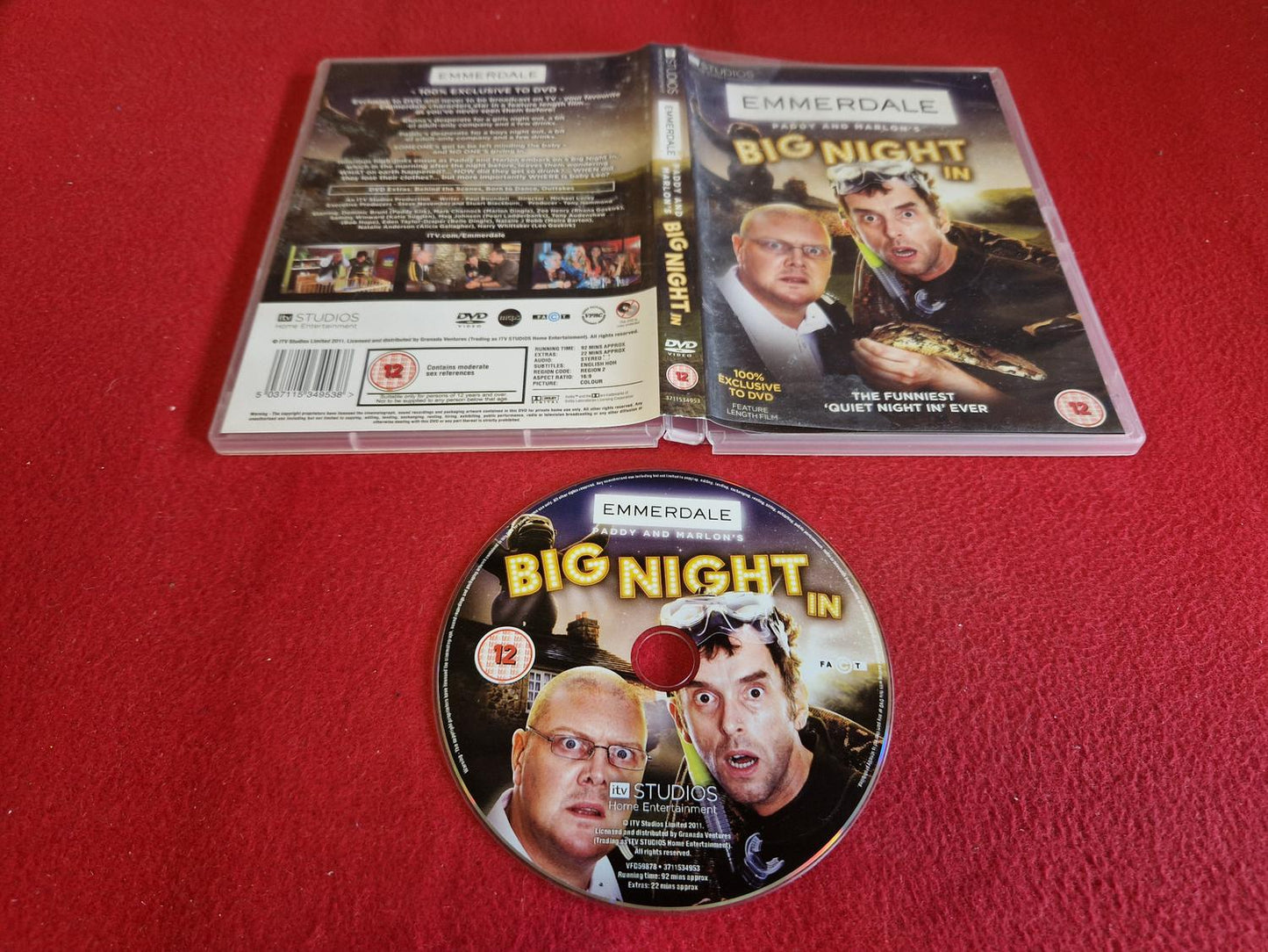 EMMERDALE PADDY AND MARLONS BIG NIGHT IN till DVD