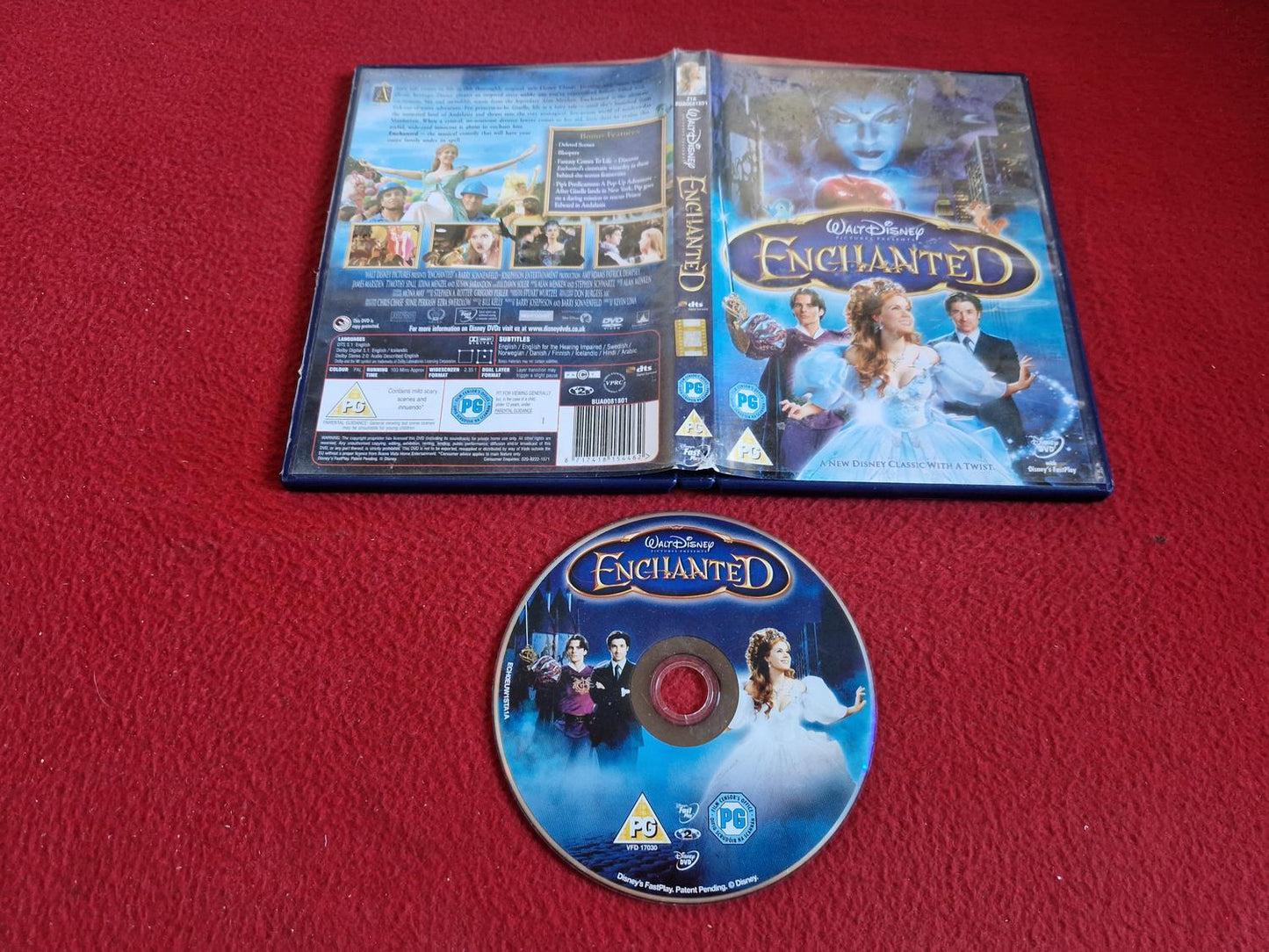 ENCHANTED DVD