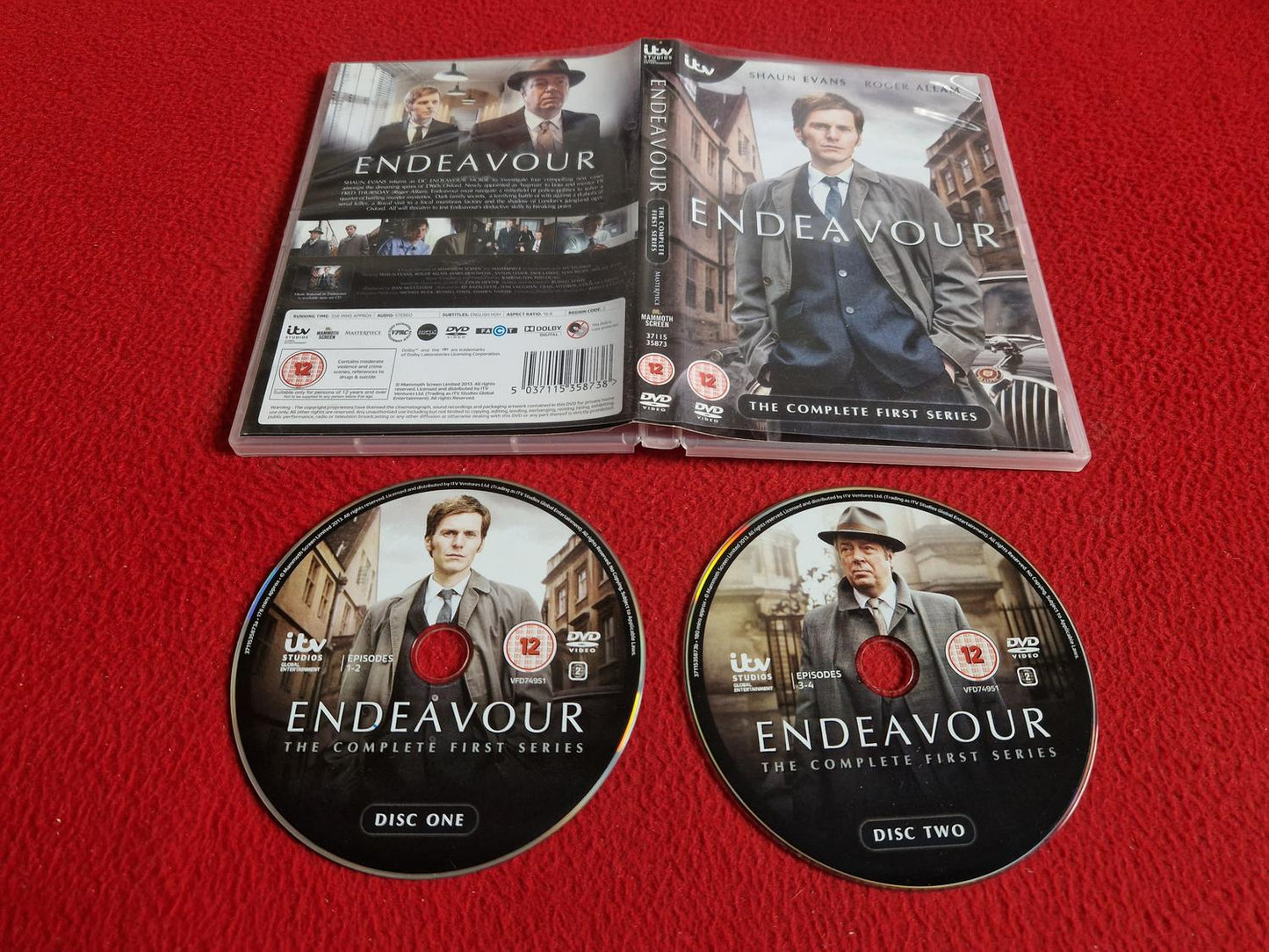 ENDEAVOUR SERIES 1 [ ENGELSK TEXT ] DVD