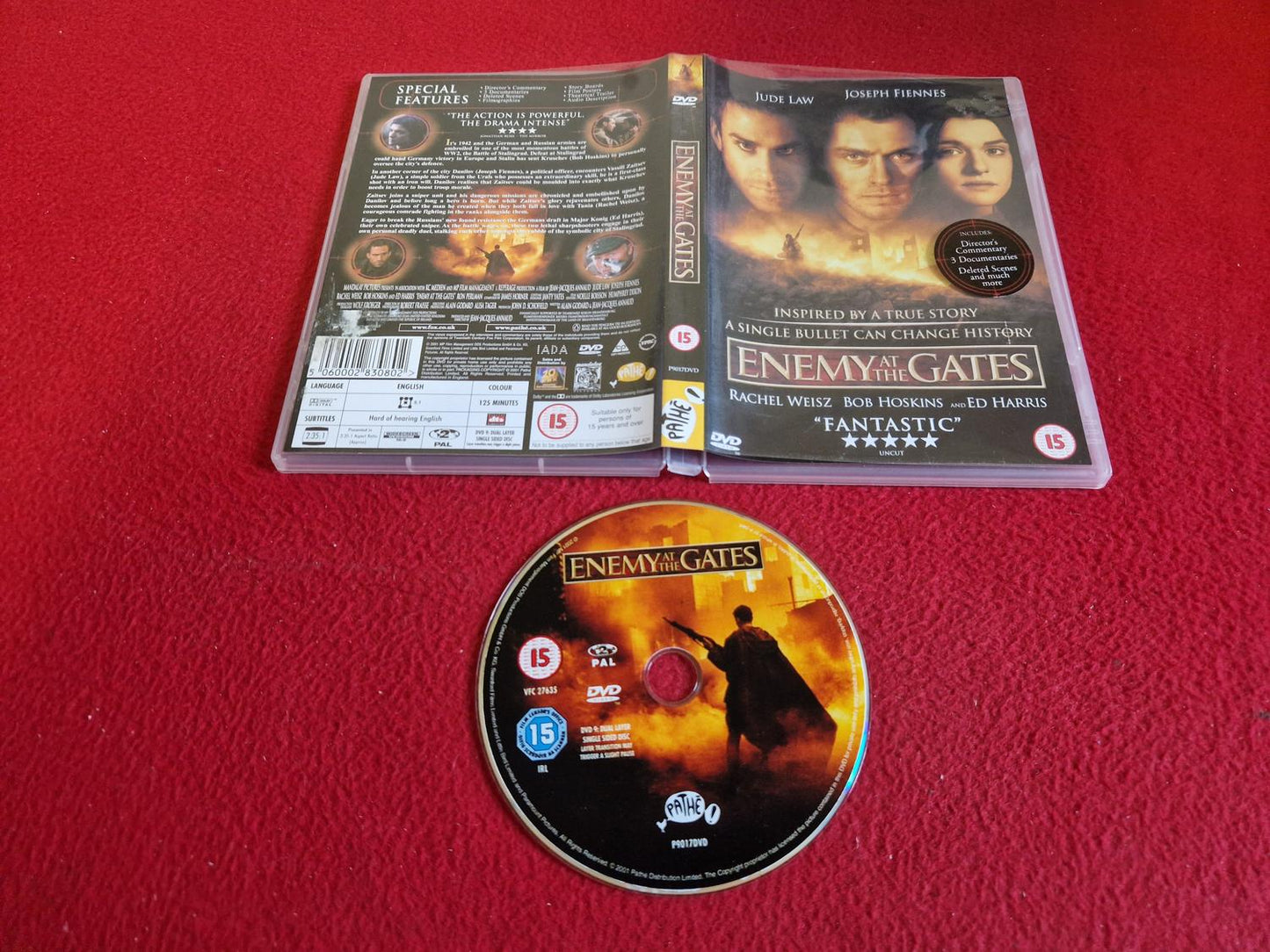 ENEMY AT THE GATES DVD