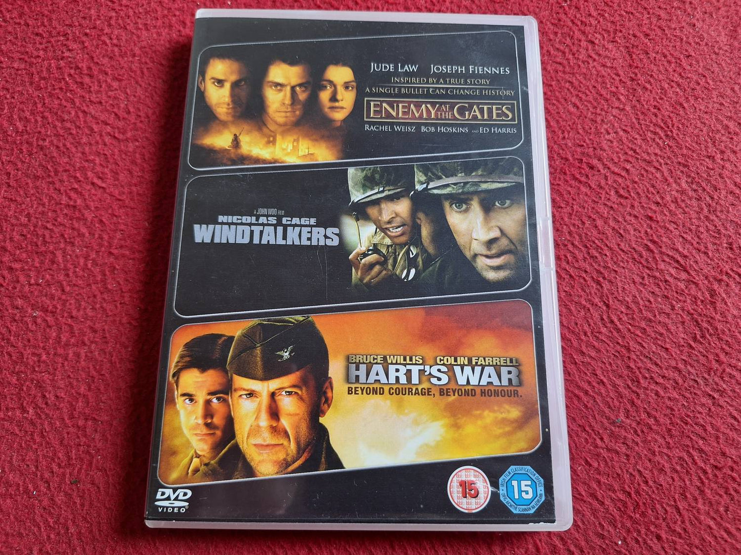 ENEMY AT THE GATES / WINDTALKERS / HART'S WAR BOX DVD