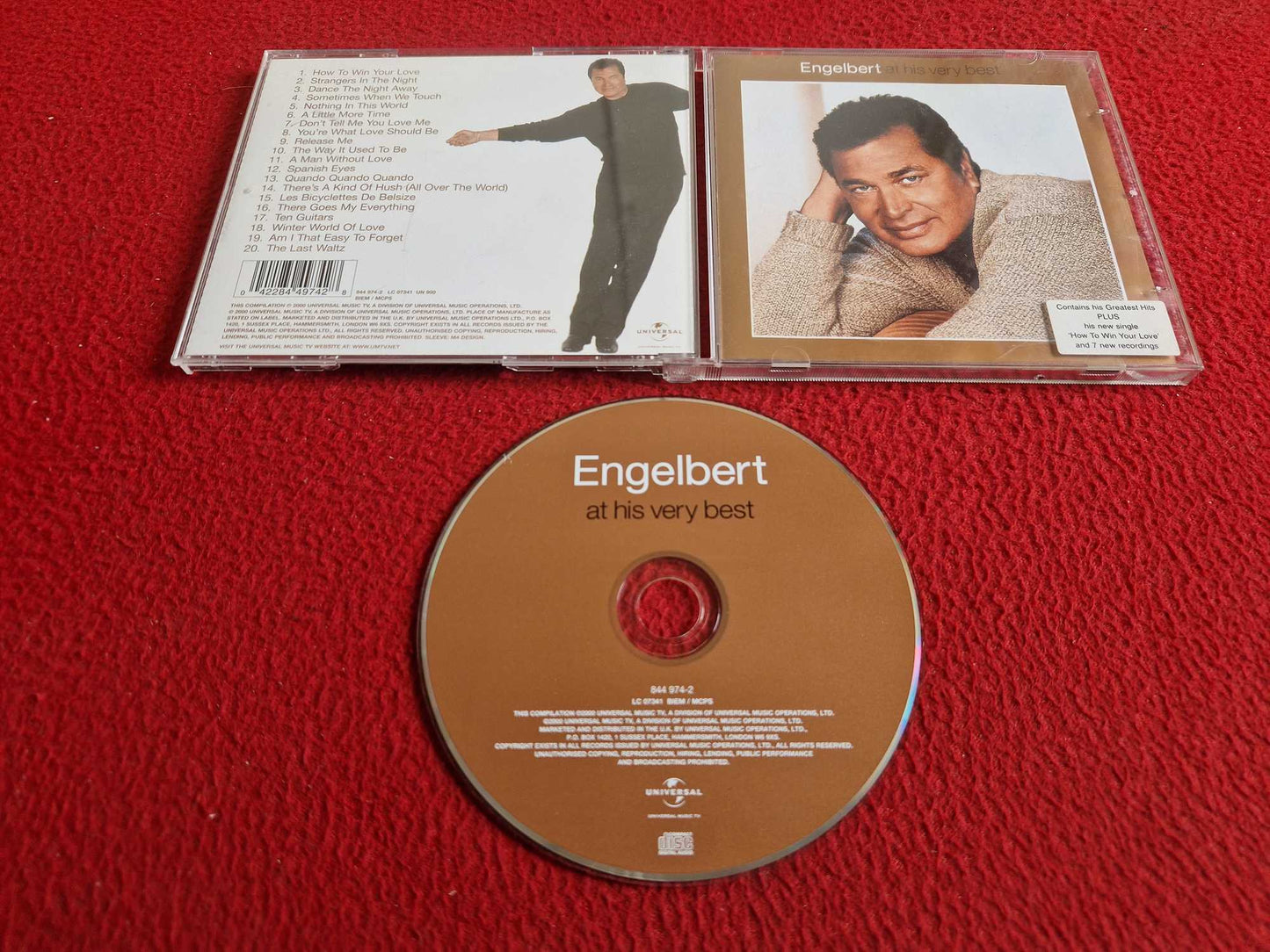 ENGELBERT HUMPERDINCK AT HIS VERY BEST CD