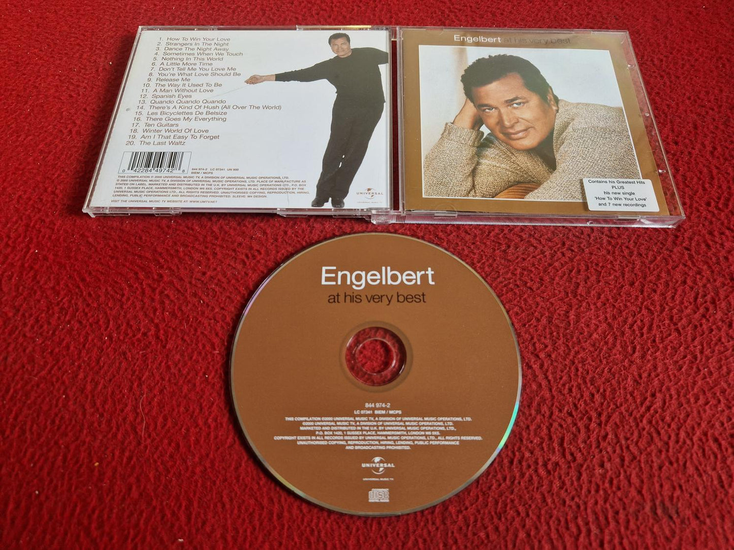 ENGELBERT HUMPERDINCK AT HIS VERY BEST CD