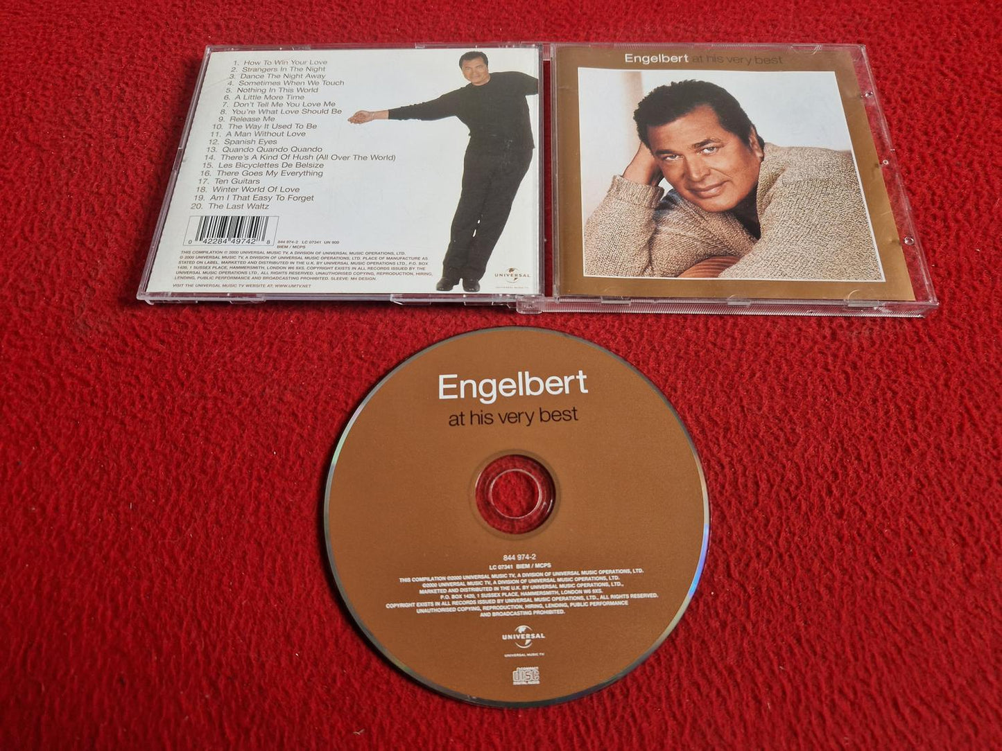 ENGELBERT HUMPERDINCK AT HIS VERY BEST CD
