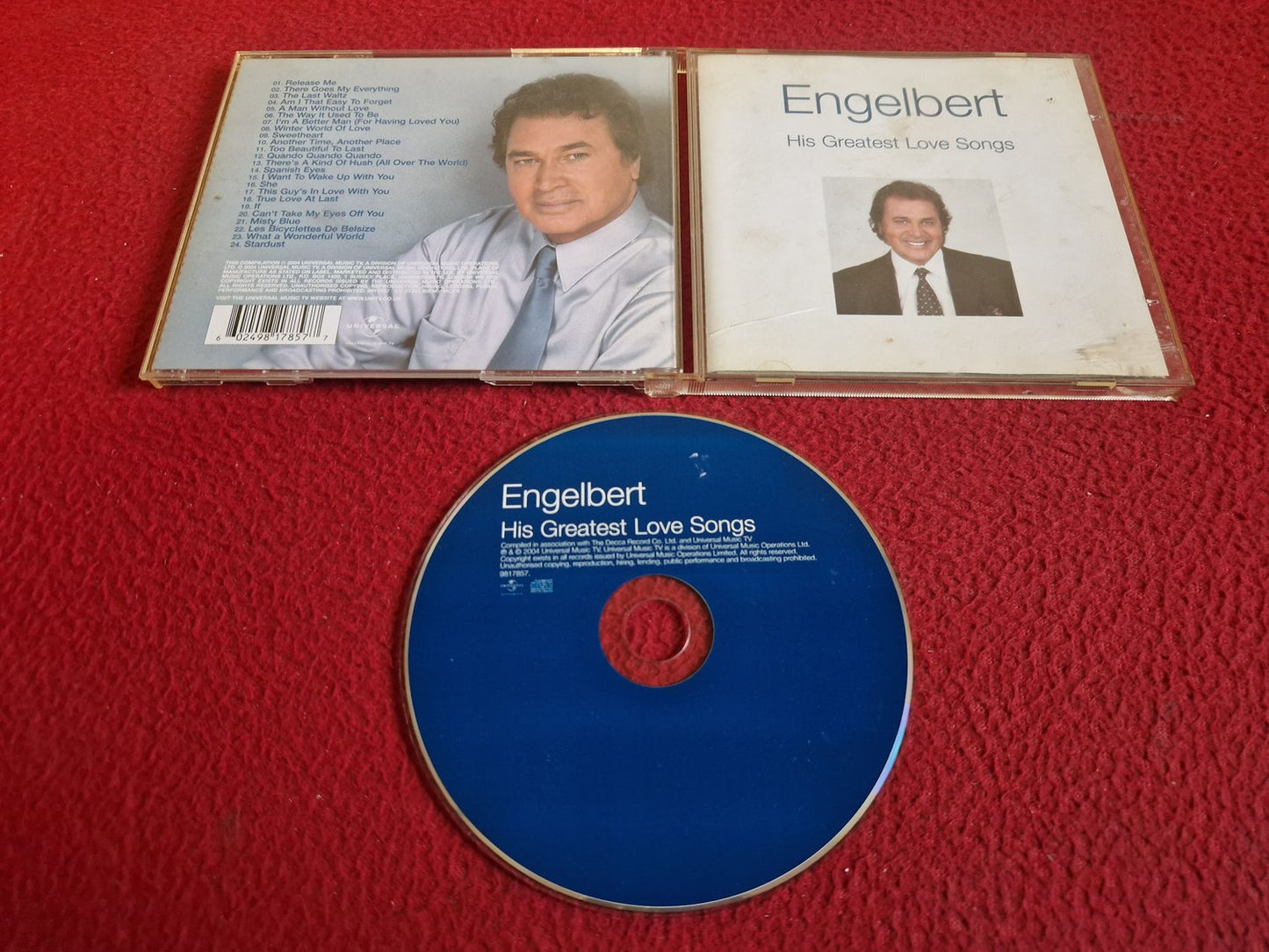 ENGELBERT HUMPERDINCK HIS GREATEST LOVE SONGS CD