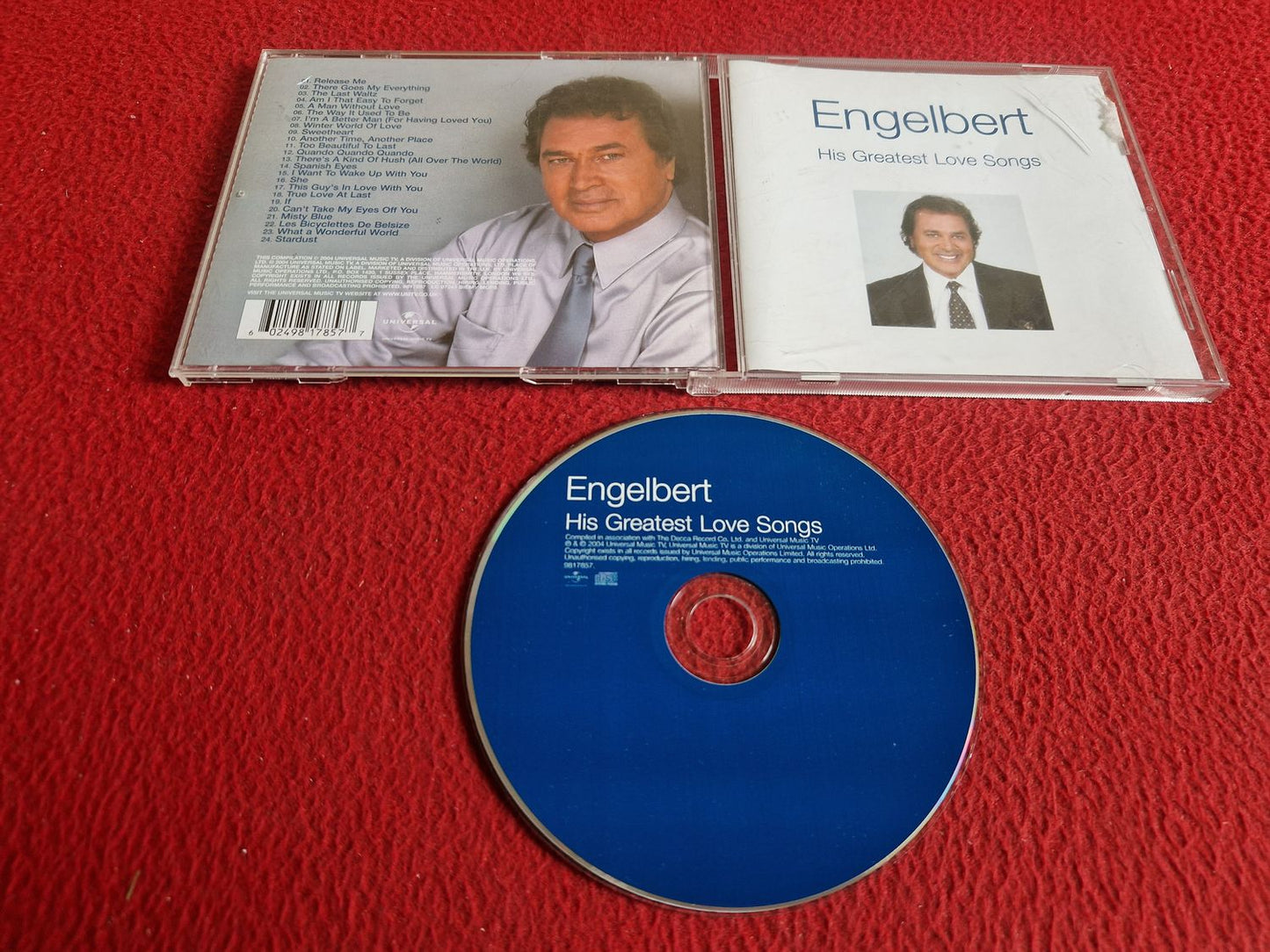 ENGELBERT HUMPERDINCK HIS GREATEST LOVE SONGS CD