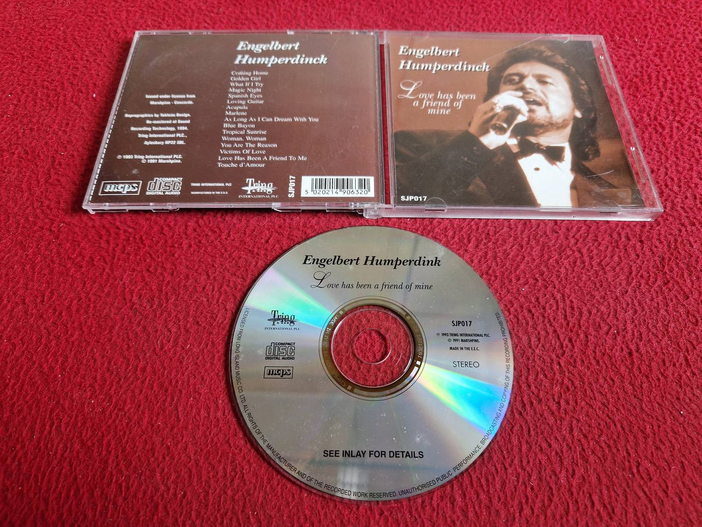 ENGELBERT HUMPERDINCK LOVE HAS BEEN A FRIEND OF MINE CD