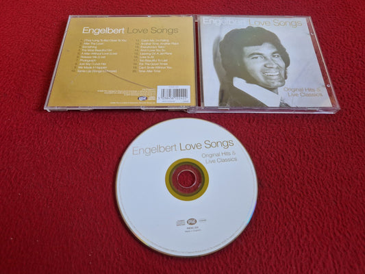ENGELBERT HUMPERDINCK LOVE SONGS ORIGINAL HITS & LIVE CLASSICS CD