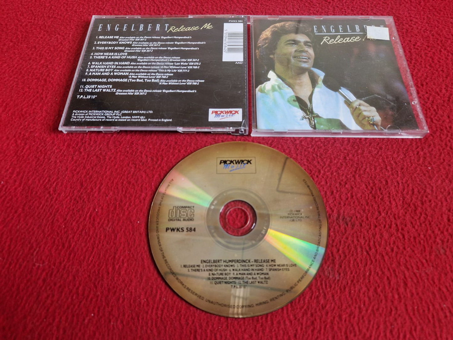 ENGELBERT HUMPERDINCK RELEASE ME CD