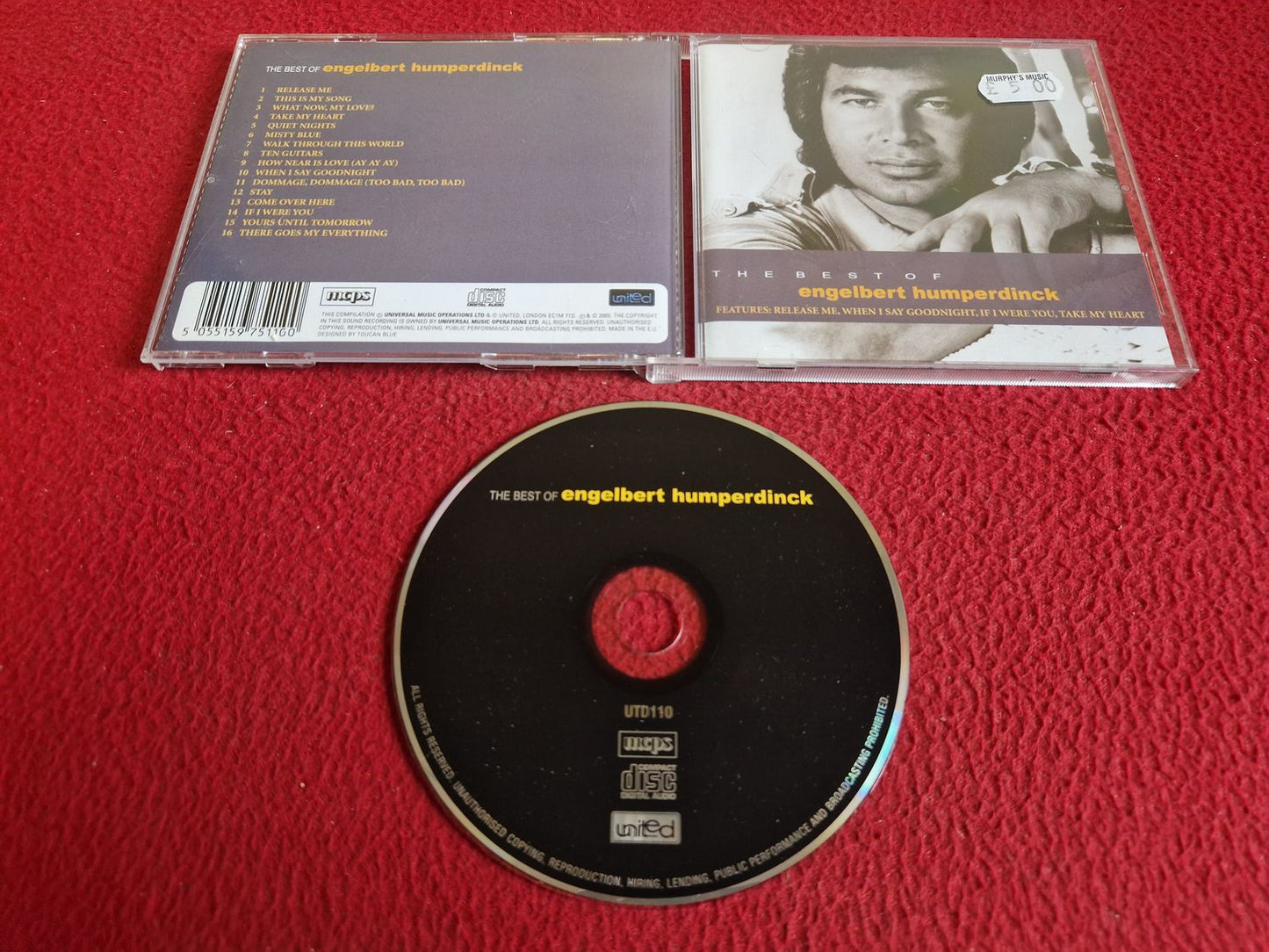 ENGELBERT HUMPERDINCK THE BEST OF CD