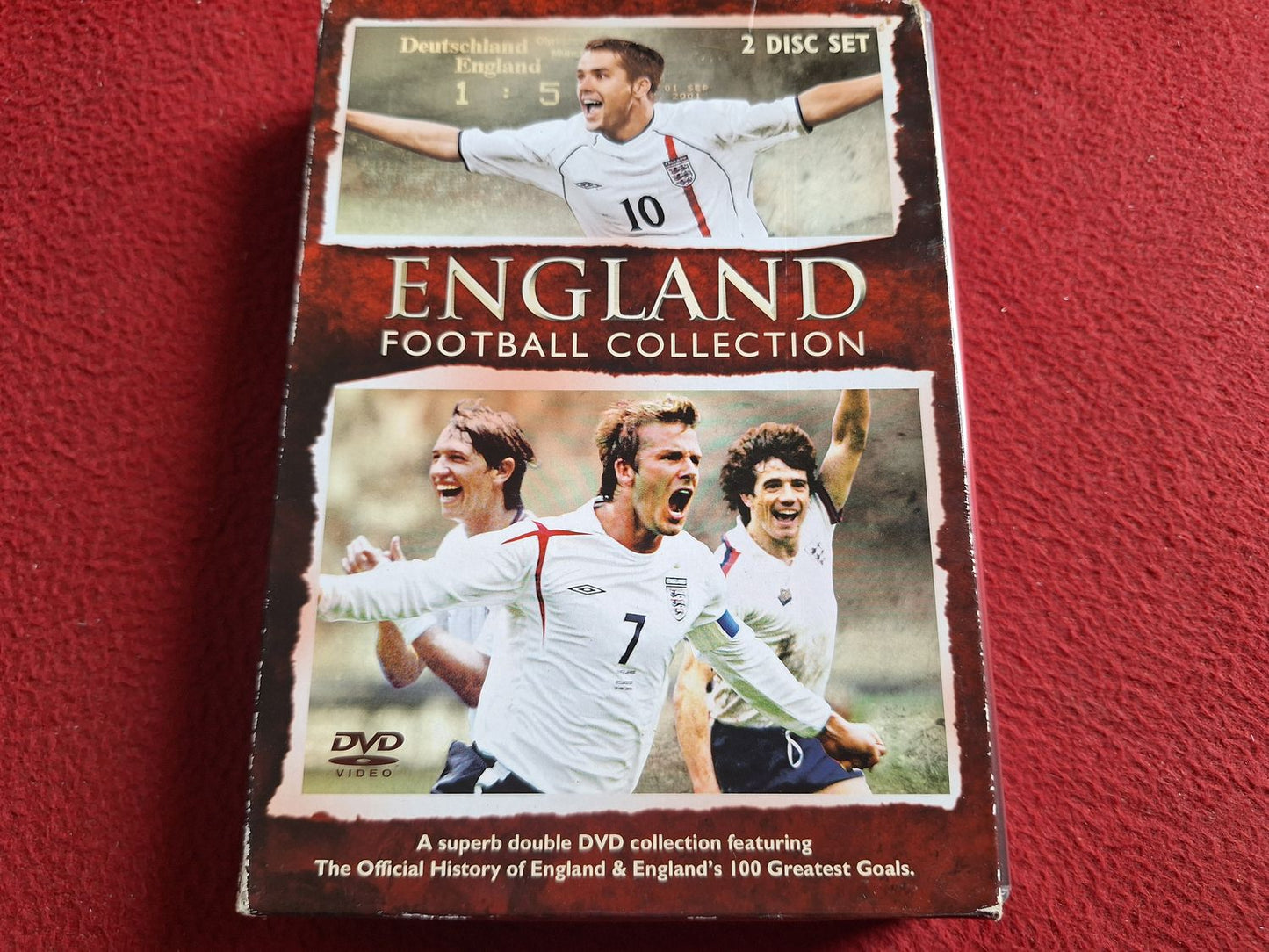 ENGLAND FOOTBALL COLLECTION BOX DVD