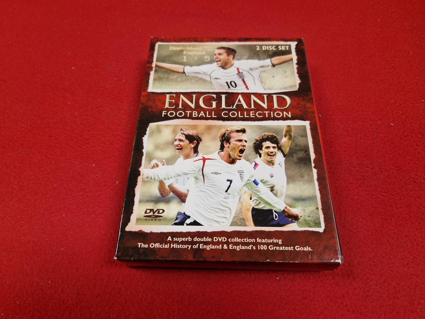 ENGLAND FOOTBALL COLLECTION BOX till DVD